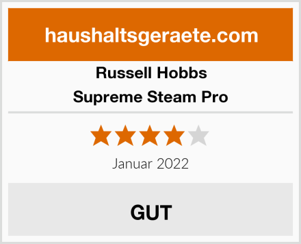 Russell Hobbs Supreme Steam Pro Test
