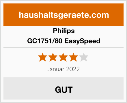 Philips GC1751/80 EasySpeed Test