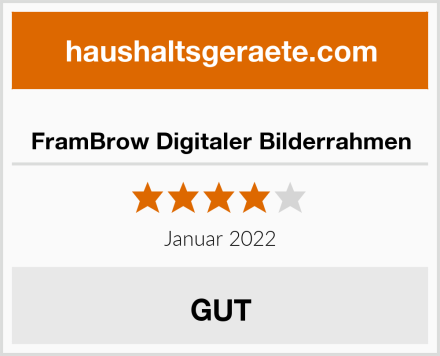  FramBrow Digitaler Bilderrahmen Test