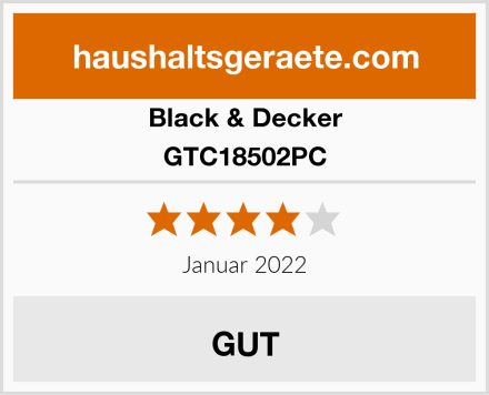 Black & Decker GTC18502PC Test