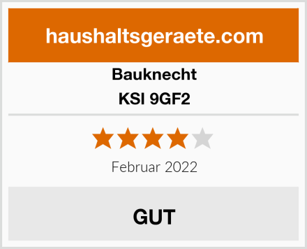 Bauknecht KSI 9GF2 Test
