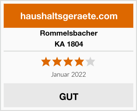 Rommelsbacher KA 1804 Test