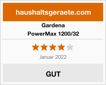 Gardena PowerMax 1200/32 Test
