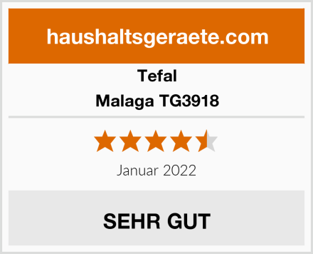 Tefal Malaga TG3918 Test