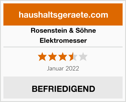 Rosenstein & Söhne Elektromesser Test