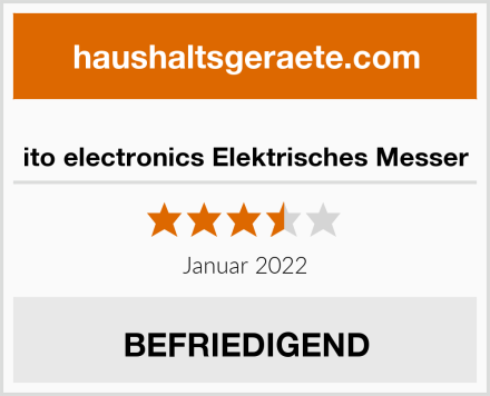  ito electronics Elektrisches Messer Test
