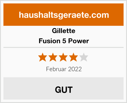 Gillette Fusion 5 Power Test