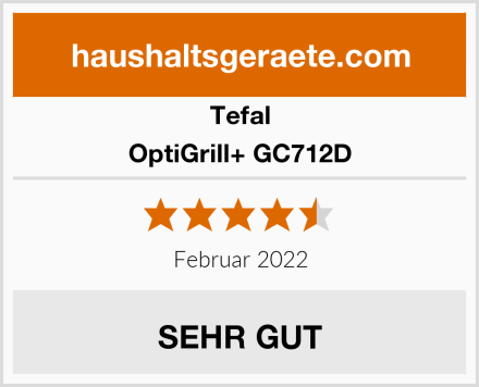 Tefal OptiGrill+ GC712D Test