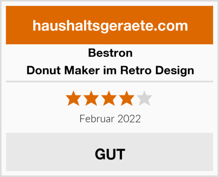 Bestron Donut Maker im Retro Design Test