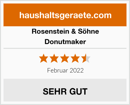 Rosenstein & Söhne Donutmaker Test