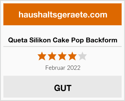  Queta Silikon Cake Pop Backform Test