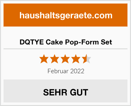  DQTYE Cake Pop-Form Set Test