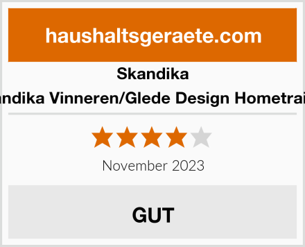 Skandika Skandika Vinneren/Glede Design Hometrainer Test