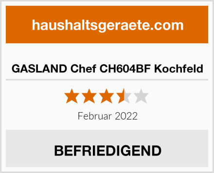  GASLAND Chef CH604BF Kochfeld Test