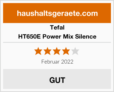 Tefal HT650E Power Mix Silence Test