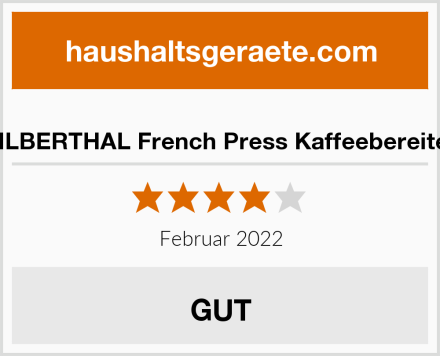  SILBERTHAL French Press Kaffeebereiter Test