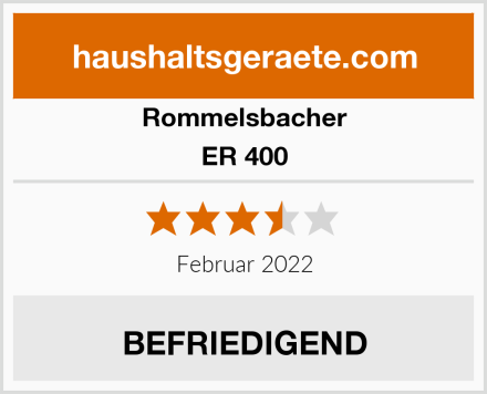 Rommelsbacher ER 400 Test
