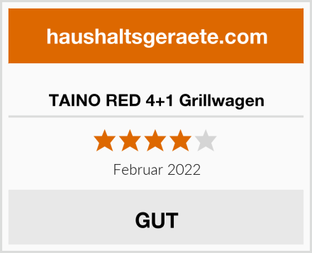  TAINO RED 4+1 Grillwagen Test