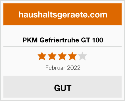  PKM Gefriertruhe GT 100 Test