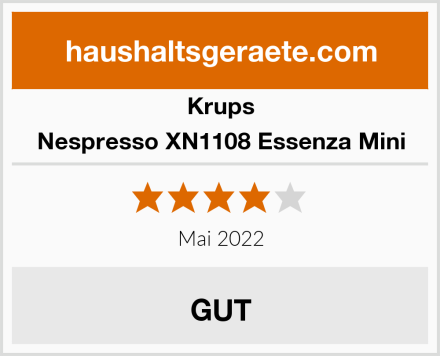 Krups Nespresso XN1108 Essenza Mini Test