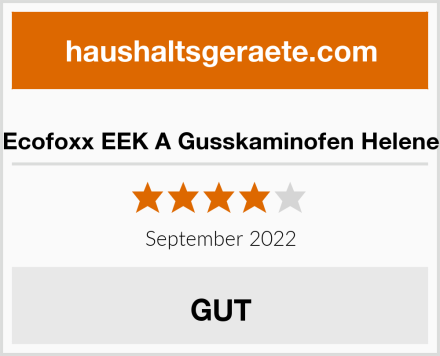  Ecofoxx EEK A Gusskaminofen Helene Test