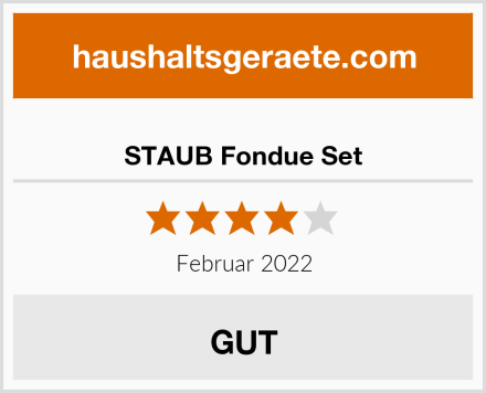  STAUB Fondue Set Test