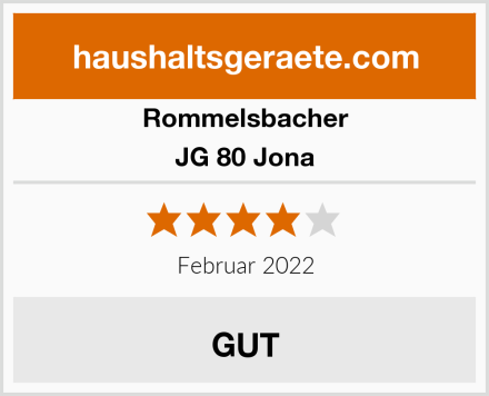 Rommelsbacher JG 80 Jona Test