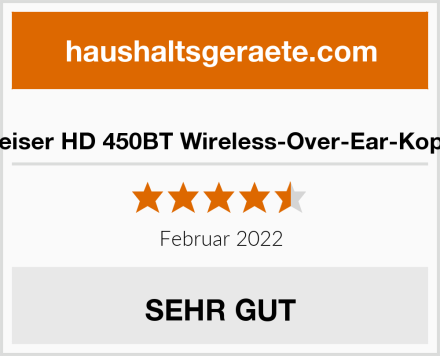  Sennheiser HD 450BT Wireless-Over-Ear-Kopfhörer Test