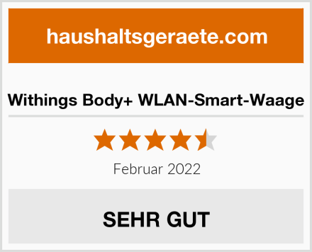  Withings Body+ WLAN-Smart-Waage Test
