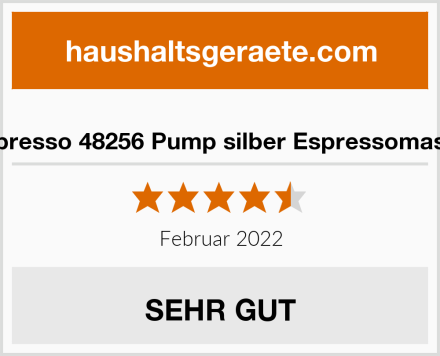 Handpresso 48256 Pump silber Espressomaschine Test