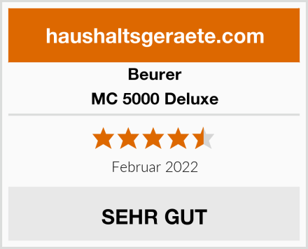Beurer MC 5000 Deluxe Test