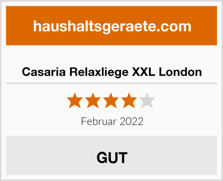  Casaria Relaxliege XXL London Test