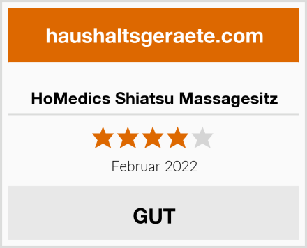  HoMedics Shiatsu Massagesitz Test