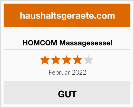  HOMCOM Massagesessel Test