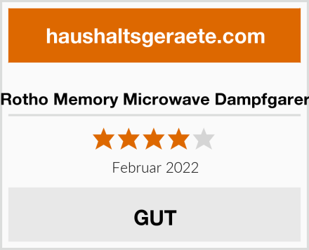  Rotho Memory Microwave Dampfgarer Test