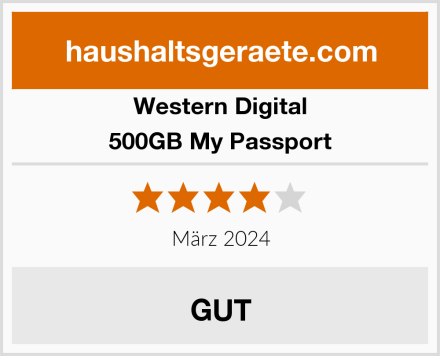Western Digital 500GB My Passport Test