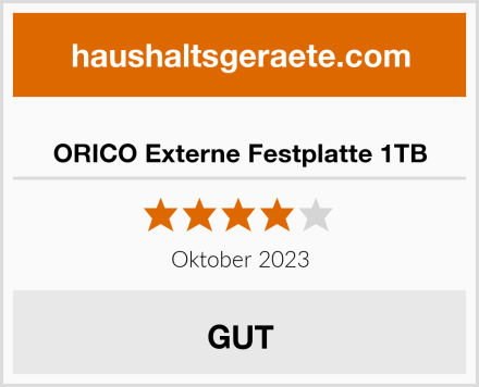  ORICO Externe Festplatte 1TB Test
