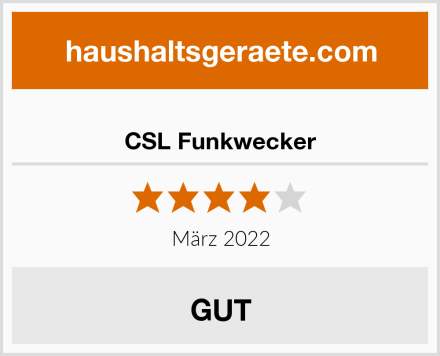  CSL Funkwecker Test
