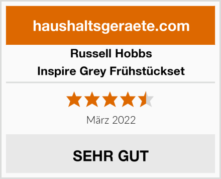 Russell Hobbs Inspire Grey Frühstückset Test