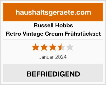 Russell Hobbs Retro Vintage Cream Frühstückset Test
