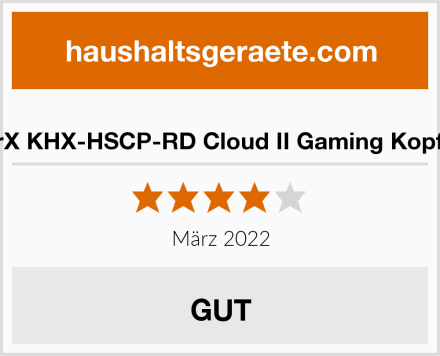  HyperX KHX-HSCP-RD Cloud II Gaming Kopfhörer Test