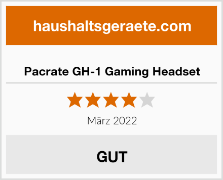  Pacrate GH-1 Gaming Headset Test