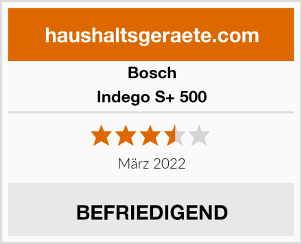 Bosch Indego S+ 500 Test