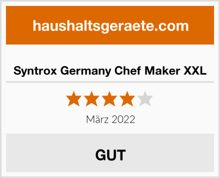  Syntrox Germany Chef Maker XXL Test