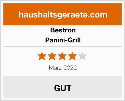 Bestron Panini-Grill Test