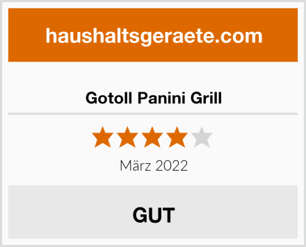  Gotoll Panini Grill Test