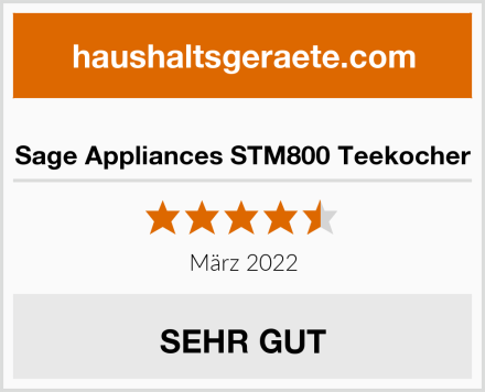  Sage Appliances STM800 Teekocher Test