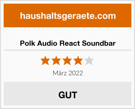  Polk Audio React Soundbar Test
