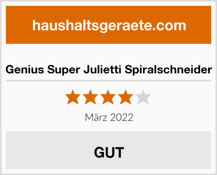  Genius Super Julietti Spiralschneider Test