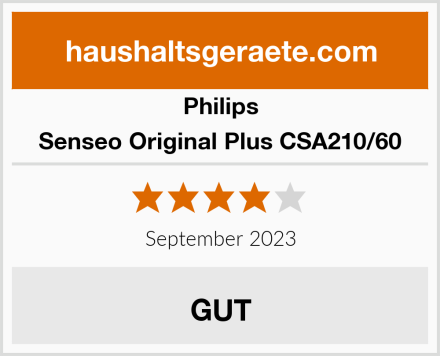 Philips Senseo Original Plus CSA210/60 Test